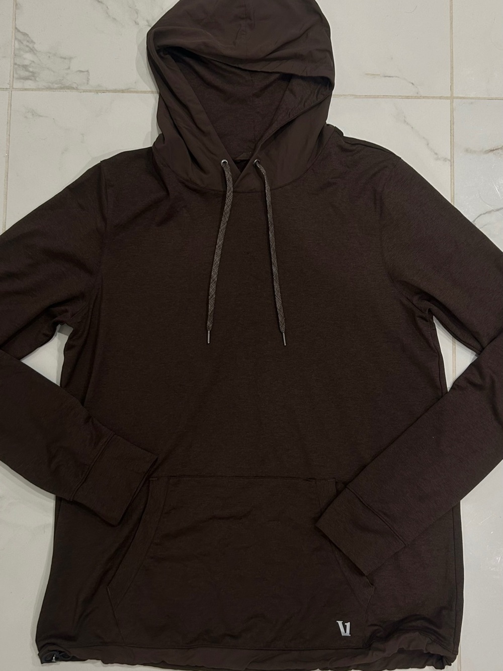 Men’s Vuori Sunday Element Pullover Hoodie Java Heather